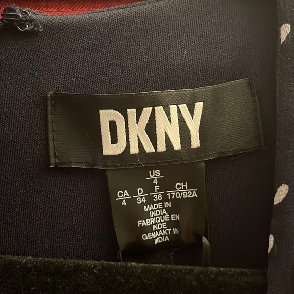 DKNY Polka dot maxi dress size 4 - Picture 2 of 6